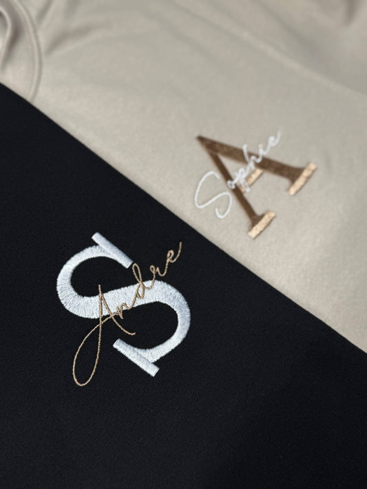 Personalisierter Pullover | Initiale & Name