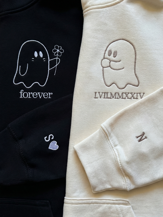 Geist Pullover mit Initialen - Personalisiert & Bestickt