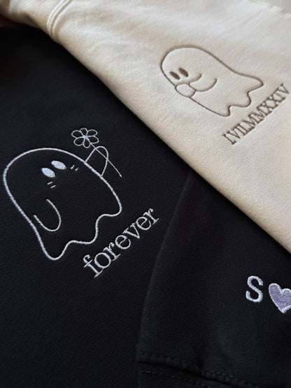Geist Pullover mit Initialen - Personalisiert & Bestickt