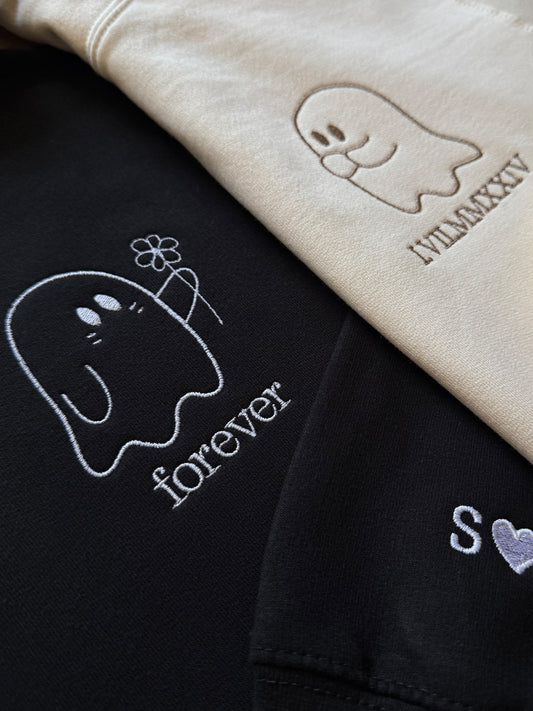 Geist Pullover mit Initialen - Personalisiert & Bestickt