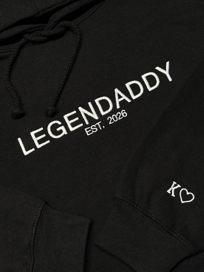 LEGENDADDY Pullover mit Wunschtext – Personalisiert & Bestickt